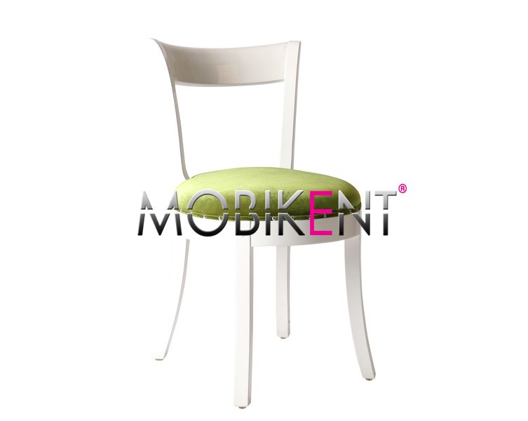 chaise ronde moderne en bois et en tissus à brest