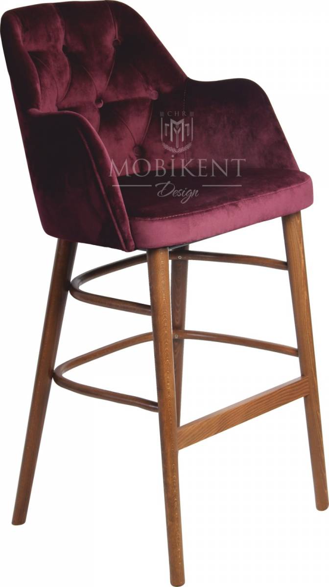 Chaise haute capitonnée pour brasserie- MobiKent Design