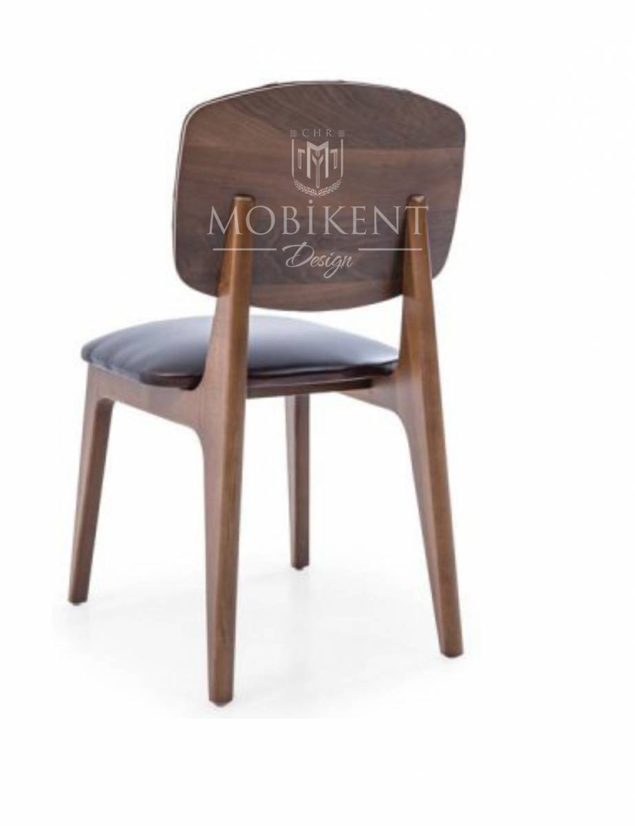 Chaise en bois personnalisable pour brasserie- MobiKent Design
