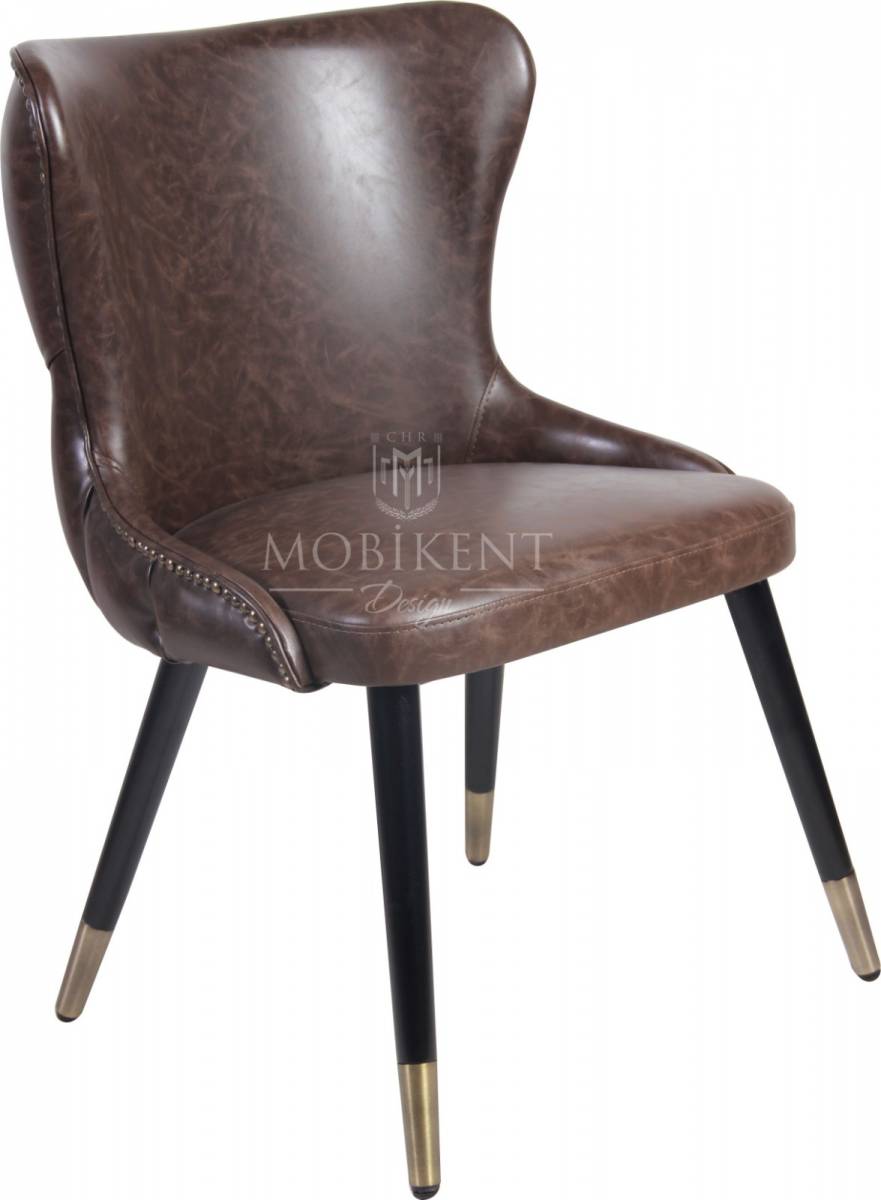 Chaise en simili cuir pour salle de restaurant- MobiKent Design